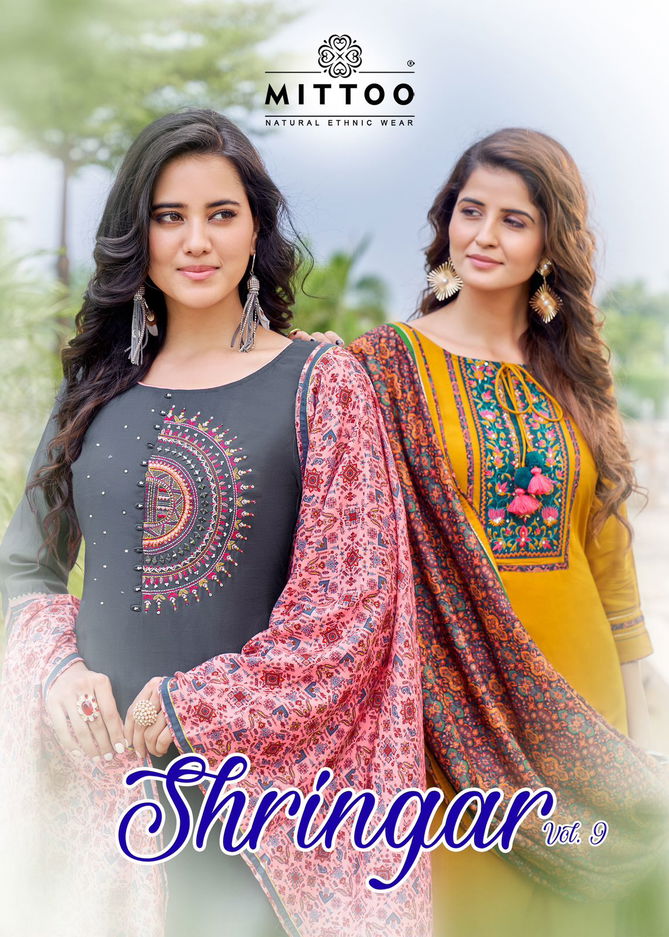 Shringar Vol 9 By Mittoo Readymade Salwar Suits Catalog